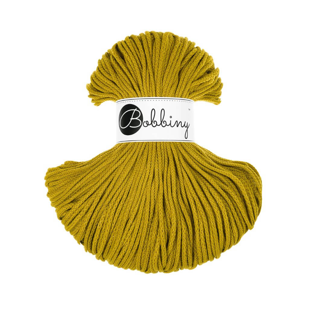 Bobbiny Kordel Junior 3mm x 100 m Spicy Yellow Lieblingsgarn
