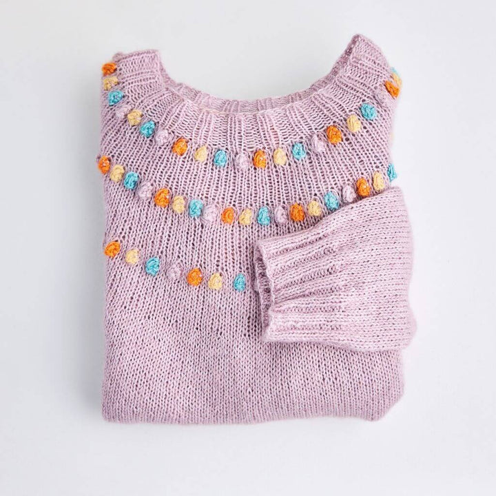 Lana Grossa Ecopuno Manoppa Sweater - Rosa P. Booklet No. 2 Lieblingsgarn