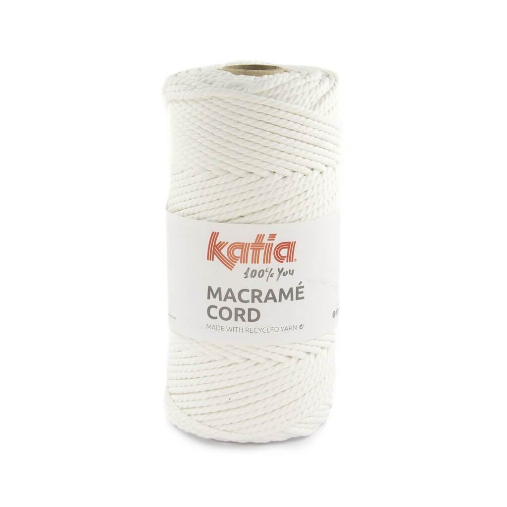 Katia Macramé Cord 5 mm Blanco Optico Lieblingsgarn