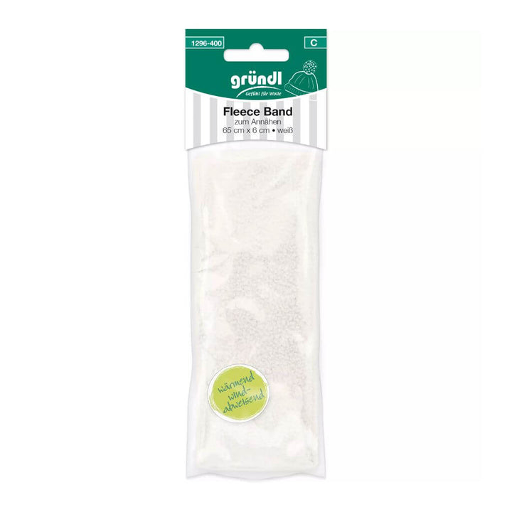 Fleece Band 65 cm x 6 cm Natur Lieblingsgarn