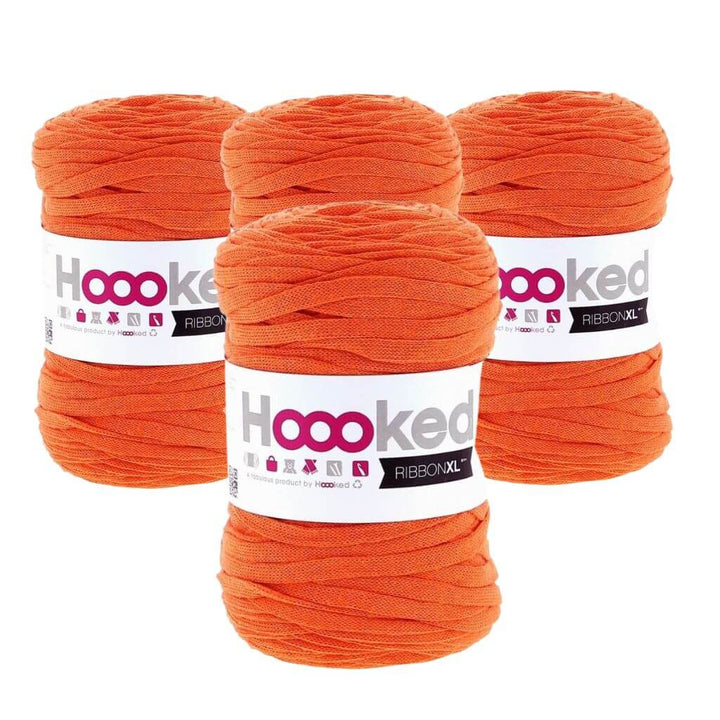 Hoooked RibbonXL 4er Spar-Set Dutch Orange Lieblingsgarn