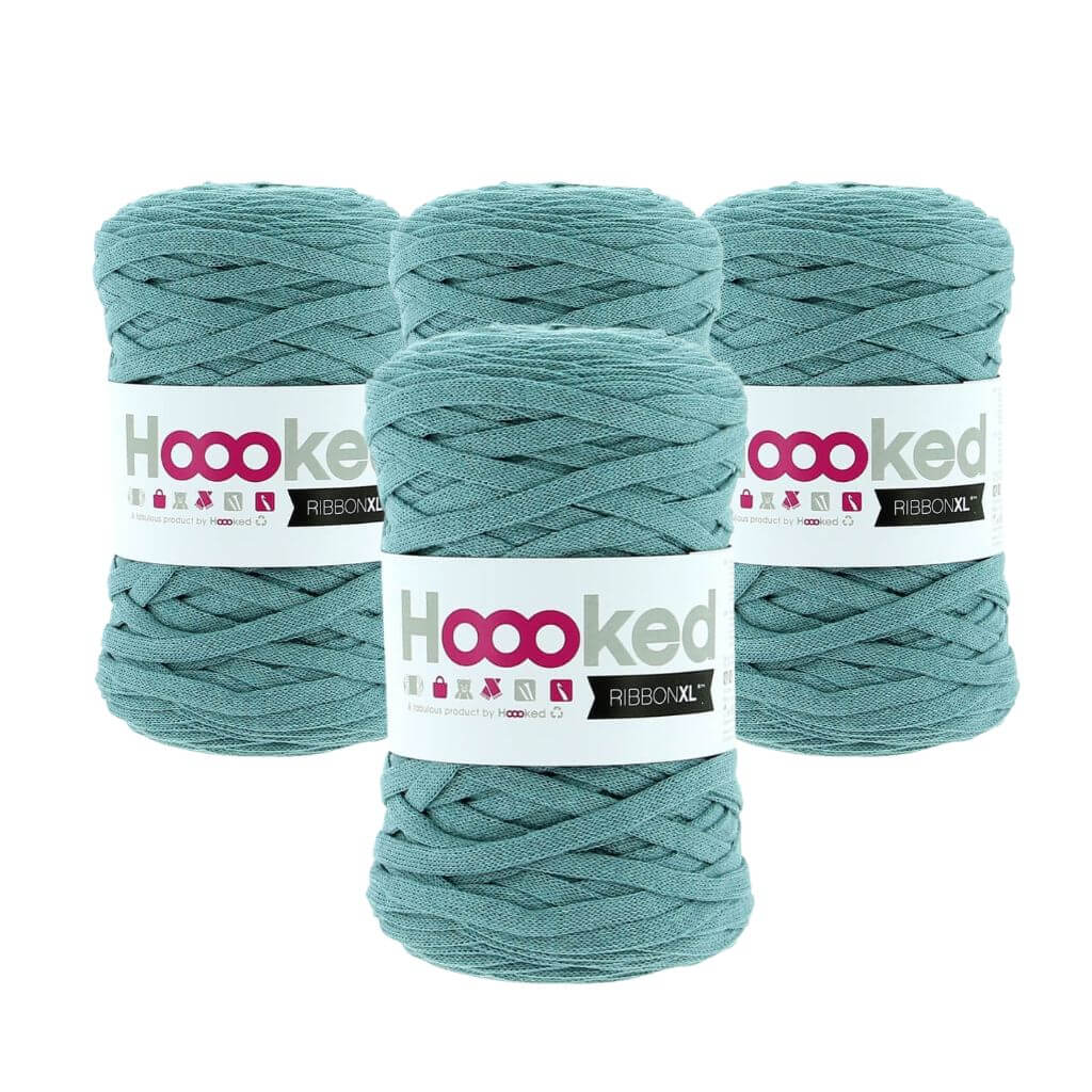 Hoooked RibbonXL 4er Spar-Set Emerald Splash Lieblingsgarn