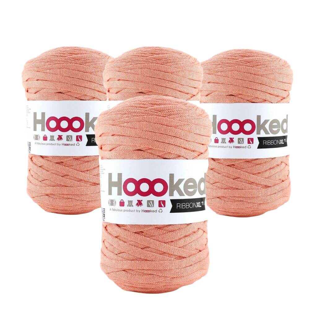 Hoooked RibbonXL 4er Spar-Set Iced Apricot Lieblingsgarn
