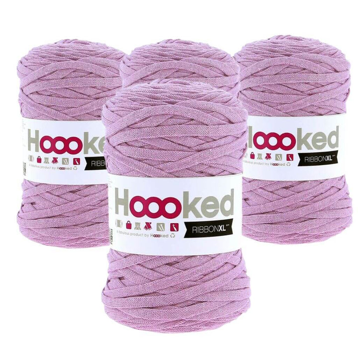 Hoooked RibbonXL 4er Spar-Set Lila Dusk Lieblingsgarn