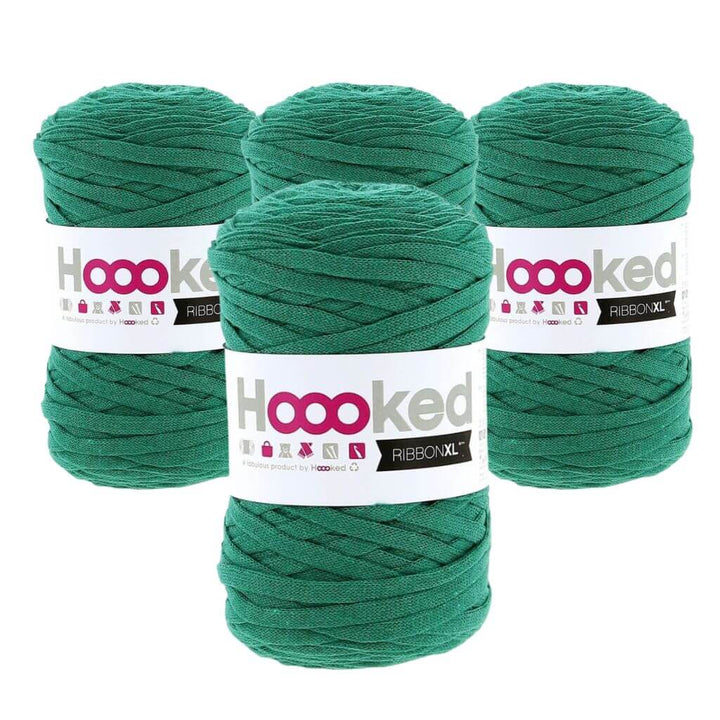 Hoooked RibbonXL 4er Spar-Set Lush Green Lieblingsgarn