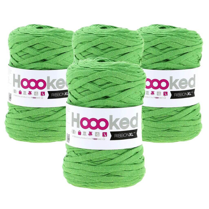Hoooked RibbonXL 4er Spar-Set Salad Green Lieblingsgarn