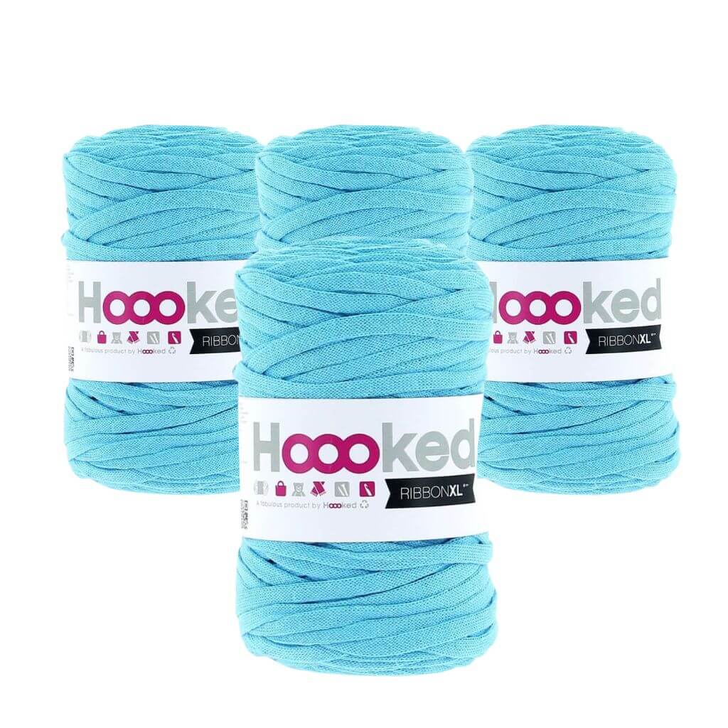 Hoooked RibbonXL 4er Spar-Set Sea Blue Lieblingsgarn