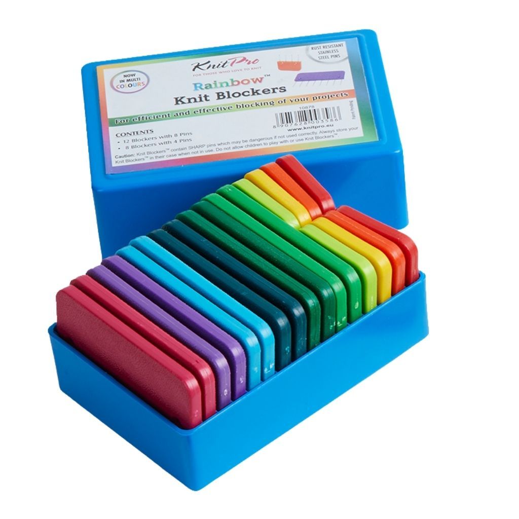 KnitPro Kammnadeln Regenbogen - Zum Spannen von Lace Projekten Lieblingsgarn