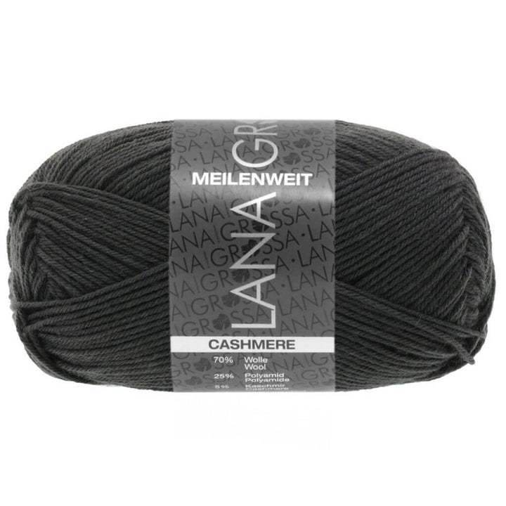 Lana Grossa Meilenweit 50 Cashmere 55 - Anthrazit Lieblingsgarn