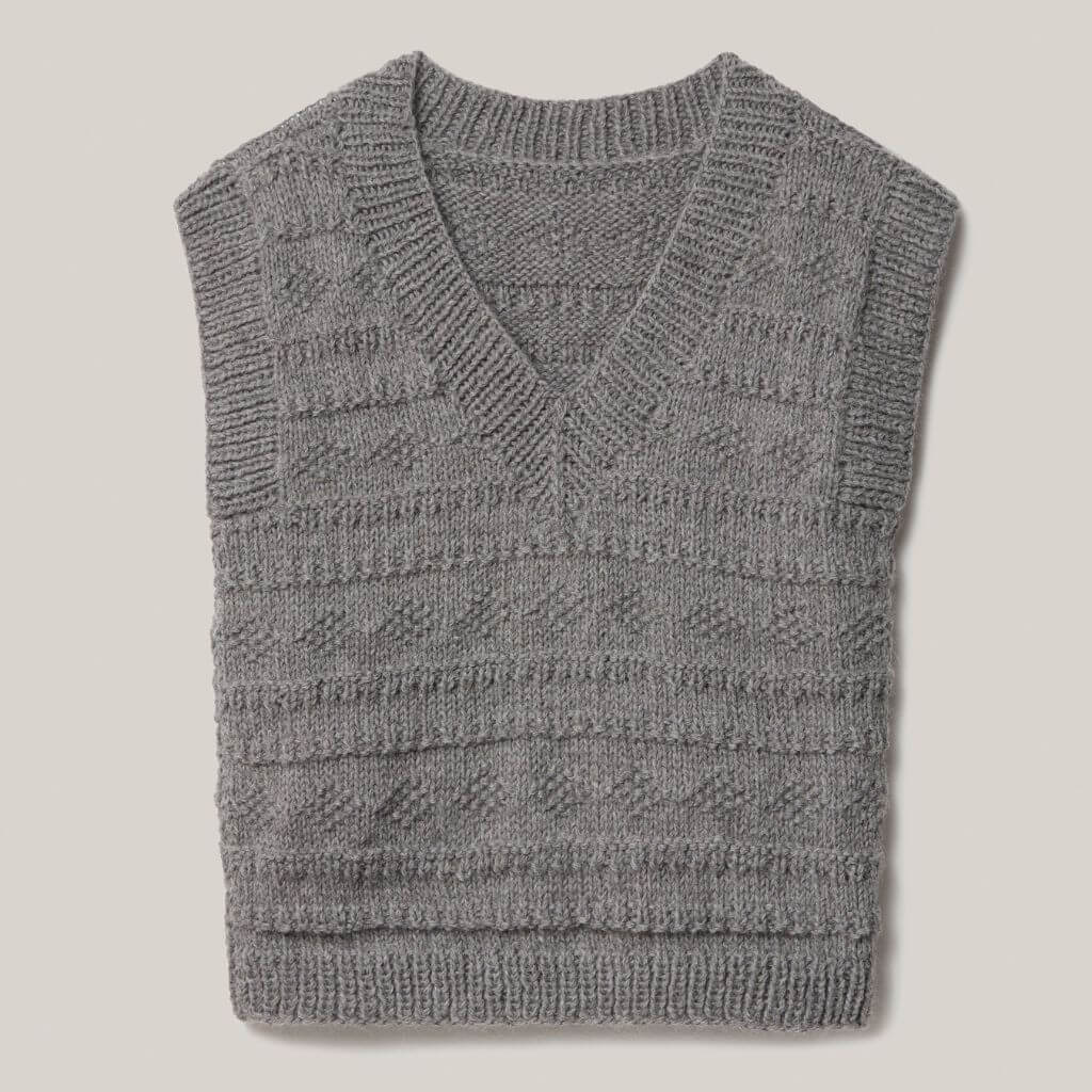 Natrual Alpaca Classico Pullunder - Lana Grossa Nordic Knits Modell 11 Lieblingsgarn