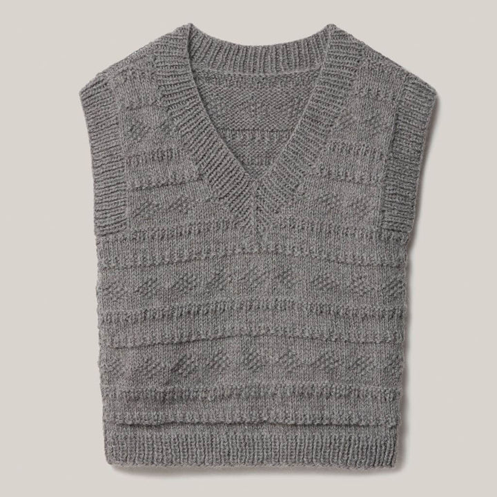 Natrual Alpaca Classico Pullunder - Lana Grossa Nordic Knits Modell 11 Lieblingsgarn