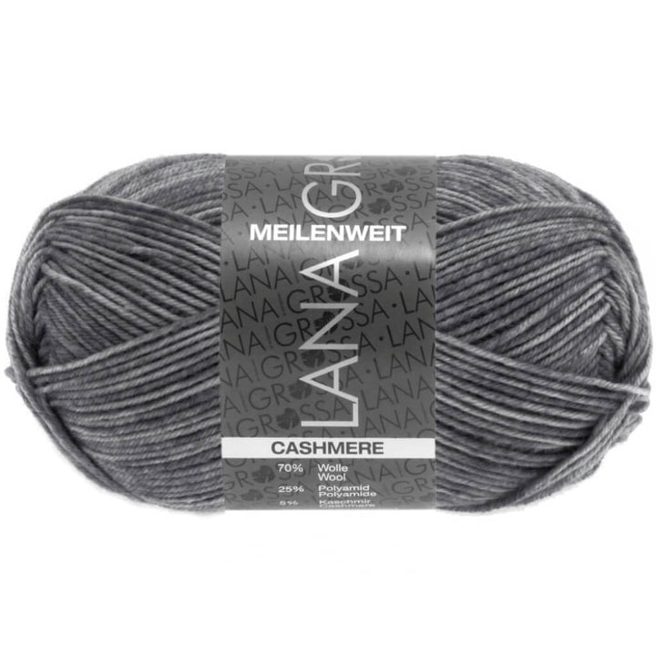 Lana Grossa Meilenweit 50 Cashmere 07 - Dunkelgrau Lieblingsgarn