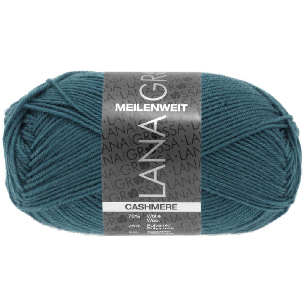 Lana Grossa Meilenweit 50 Cashmere 26 - Petrol Lieblingsgarn