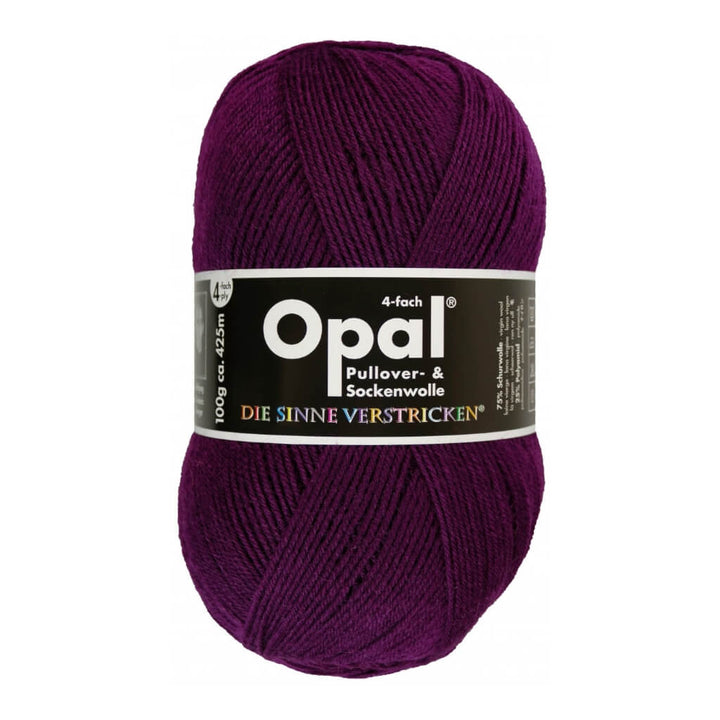 Opal Sockenwolle Uni 4-fach 100g 9938 - Beere Lieblingsgarn