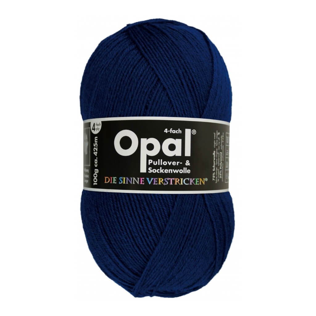 Opal Sockenwolle Uni 4-fach 100g 9930 - Navy Lieblingsgarn