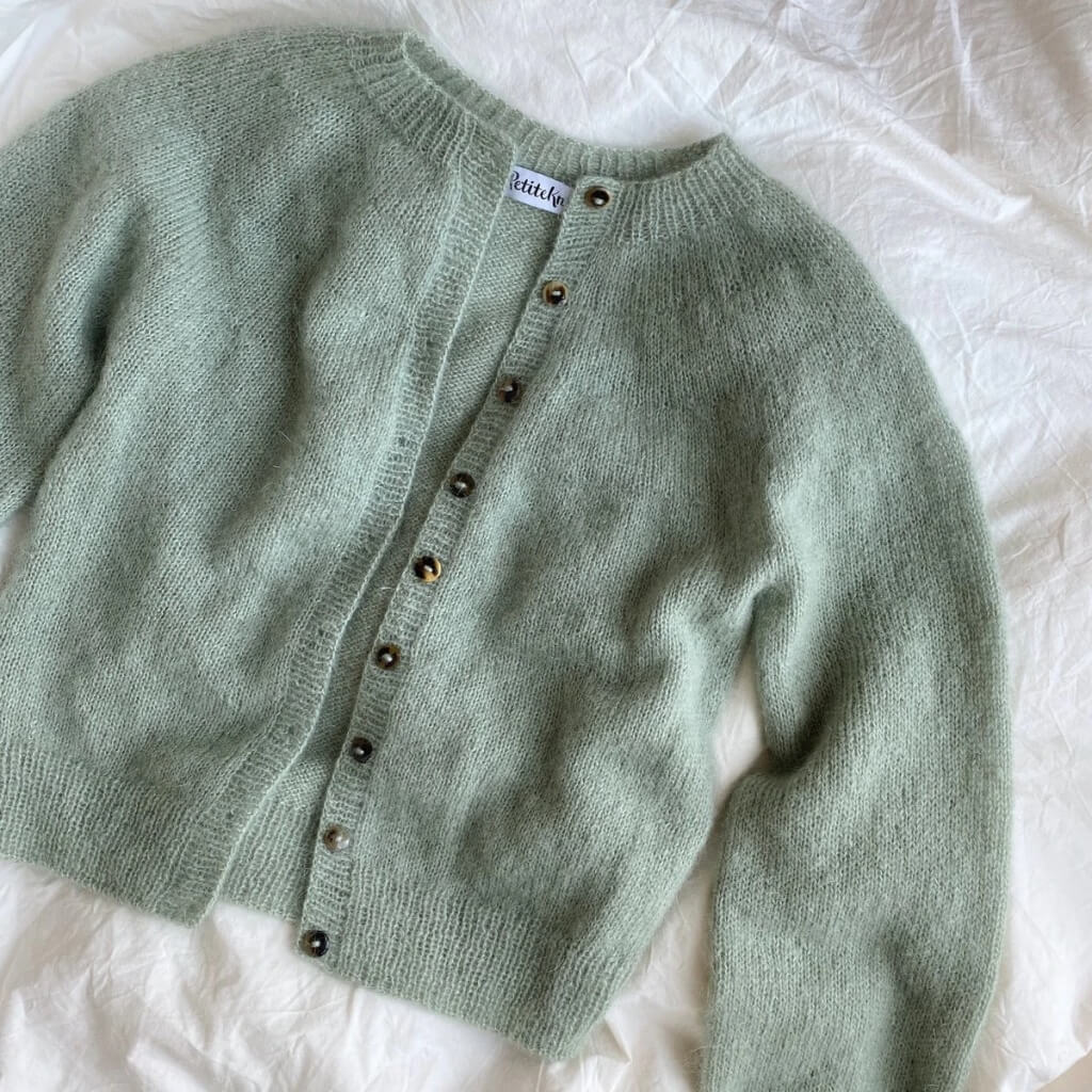 PetiteKnit Novice Cardigan Mohair Edition Lieblingsgarn