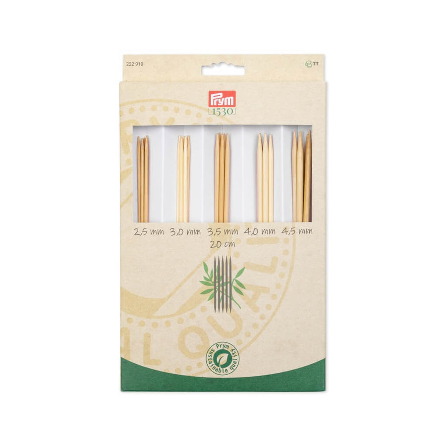 Prym 1530 Strumpfstricknadeln Bambus Set Lieblingsgarn