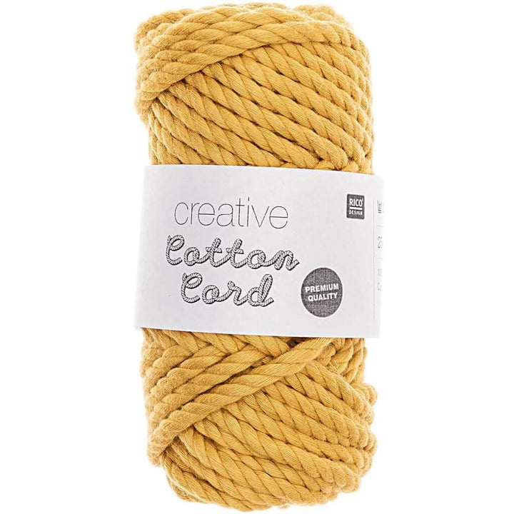 Rico Design Creative Cotton Cord 5mm x 25m Senf Lieblingsgarn