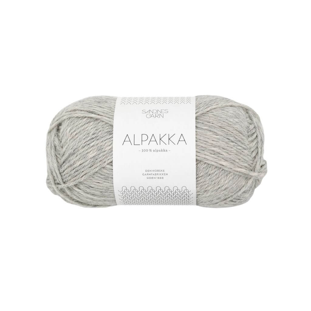 Sandnes Garn Alpakka 50g 1032 - Lys Gråmelert Lieblingsgarn