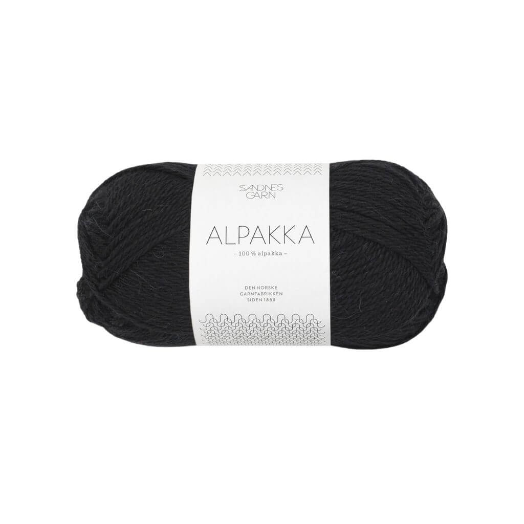 Sandnes Garn Alpakka 50g 1099 - Sort Lieblingsgarn