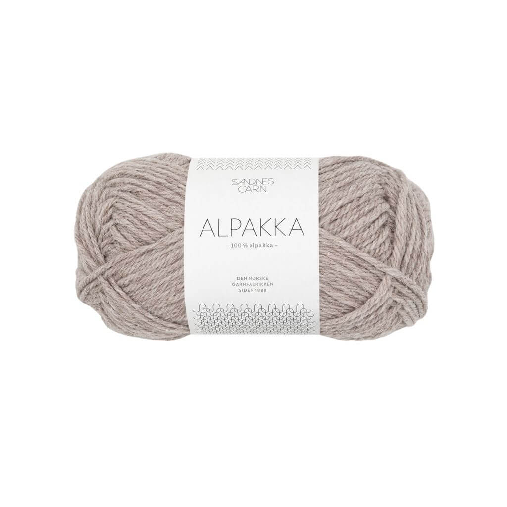 Sandnes Garn Alpakka 50g 2650 - Gråbeigemelert Lieblingsgarn