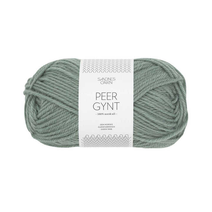 Sandnes Garn Peer Gynt 50 g - Reine Schurwolle 8051 - Eukalyptus Lieblingsgarn