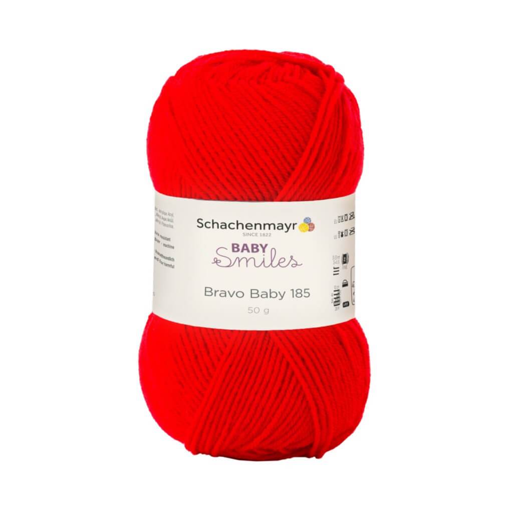 Schachenmayr Baby Smiles Bravo Baby 185 Babygarn 1030 - Rot Lieblingsgarn