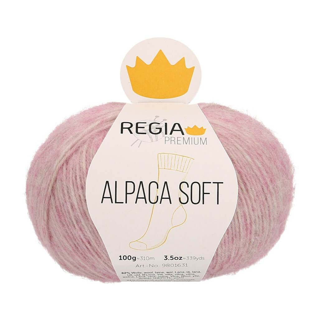Schachenmayr Regia Premium Alpaca Soft 30 - Rosé meliert. bei bei bei bei bei bei bei bei bei bei bei bei Lieblingsgarn