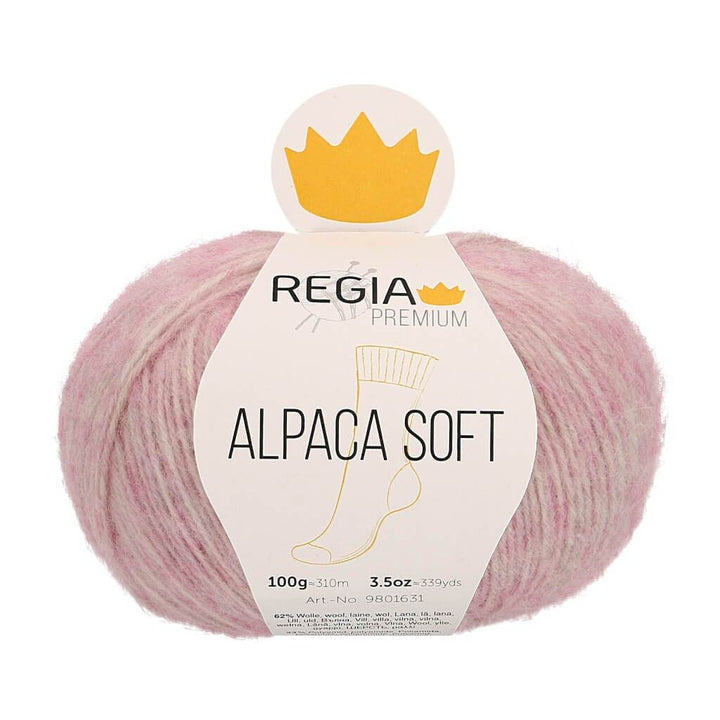 Schachenmayr Regia Premium Alpaca Soft 30 - Rosé meliert. bei bei bei bei bei bei bei bei bei bei bei bei Lieblingsgarn