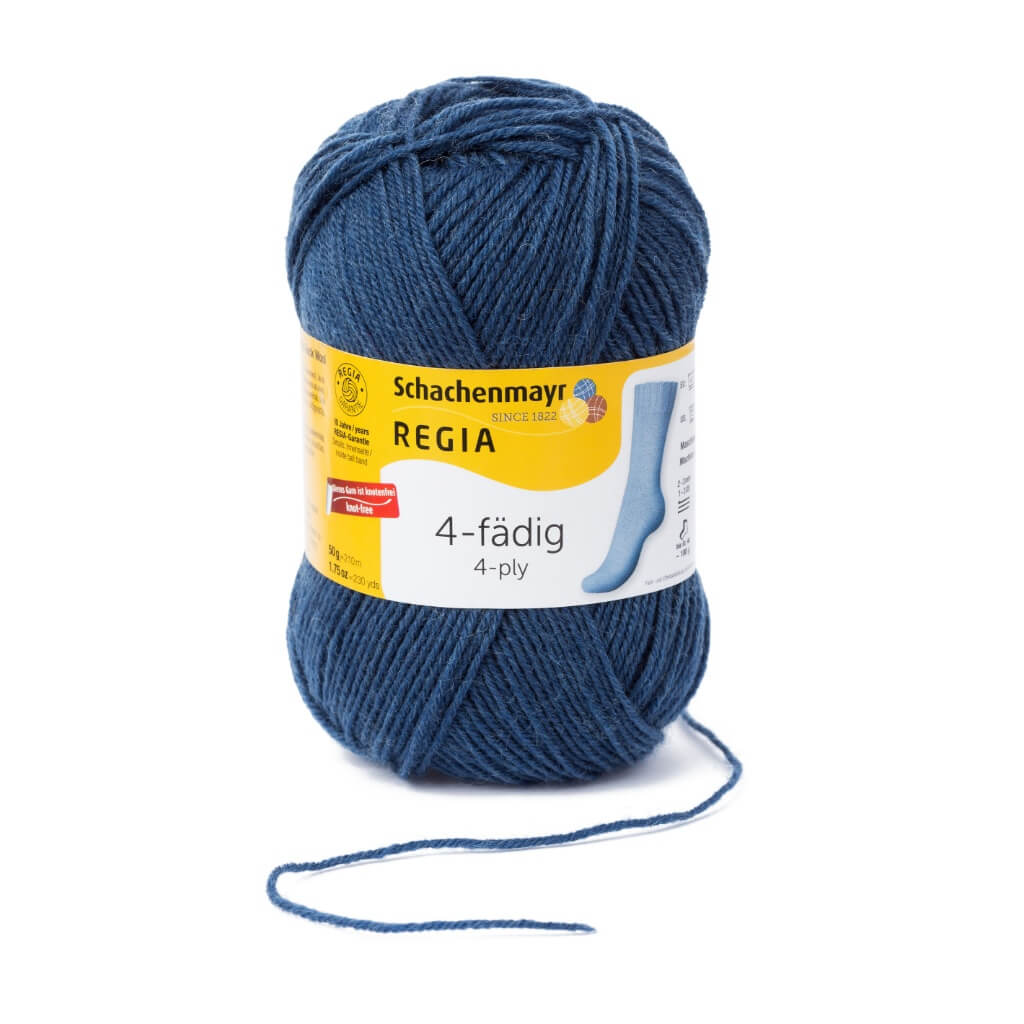 Schachenmayr Regia Uni 4-Fädig 50 Gramm 2740 - Indigo Lieblingsgarn