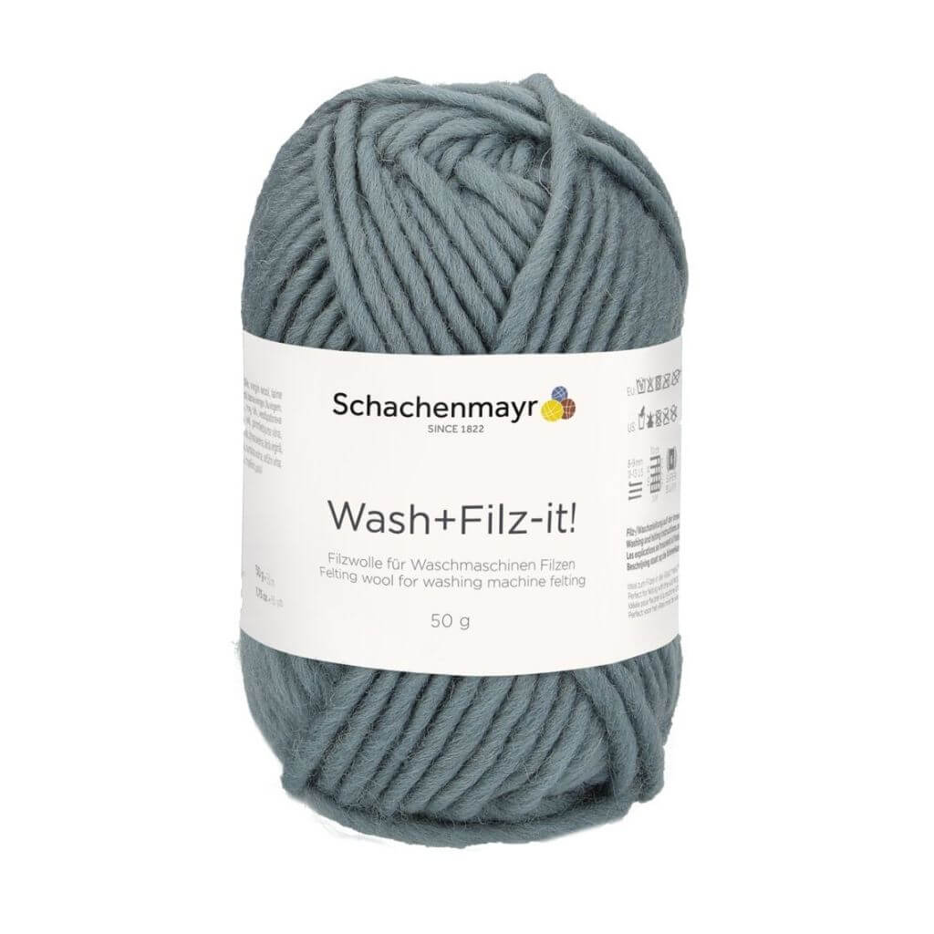 Schachenmayr Wash+Filz-it! Filzwolle 50g 46 - Aqua Lieblingsgarn