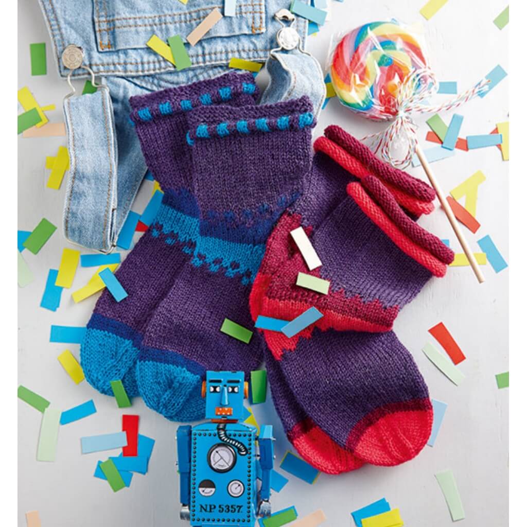 Socken stricken mit dem CraSyTrio Lieblingsgarn