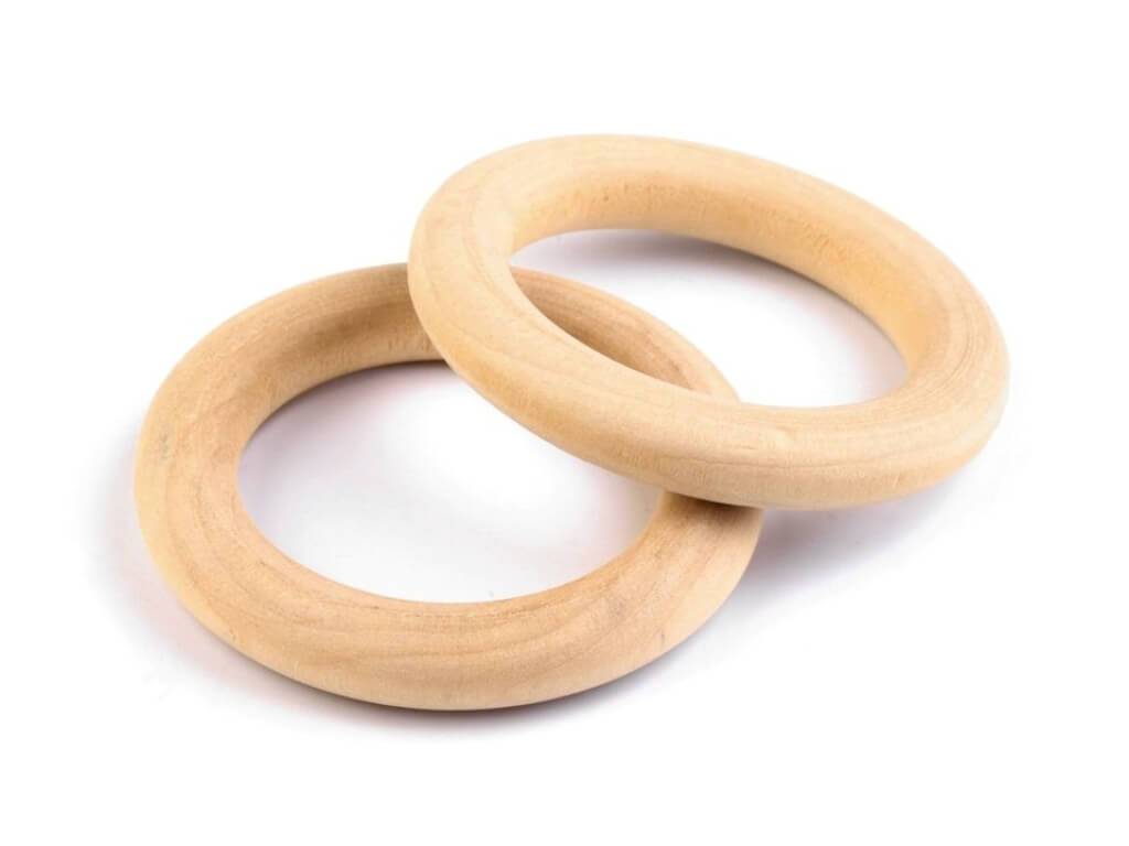 10 Holzringe aus Birke 49 mm bei bei bei bei bei bei bei bei bei bei bei bei bei Lieblingsgarn